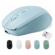 עכבר אלחוטי נטען למחשב - 2.4G ו-Bluetooth