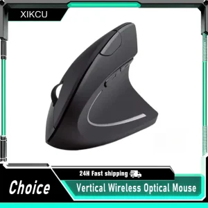 עכבר ארגונומי אלחוטי - Vertical Mouse - 6 לחצנים
