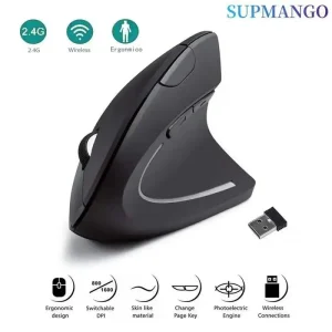 עכבר ארגונומי אלחוטי - Vertical Mouse - לעבודה נוחה