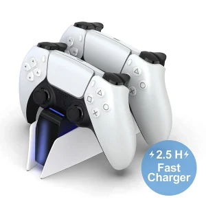 עמדת טעינה DualSense PS5- עמדת טעינה כפולה אלחוטית