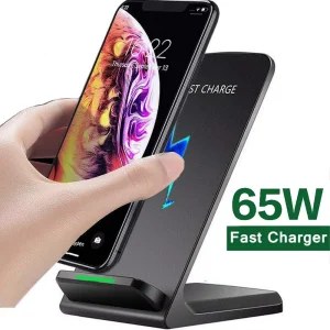 עמדת טעינה אלחוטית 65W - טעינה מהירה לאייפון,סמסונג