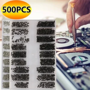 ערכת ברגים מיניאטוריים 500 יח' לתיקון- מחשב, טלפון