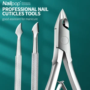 ערכת מניקור נירוסטה מקצועית - Nailpop ניפרס