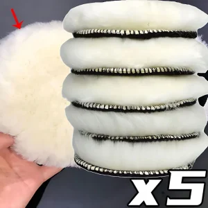 ערכת פוליש לרכב - פדים 3-7 אינץ' + ספוגי ווקס