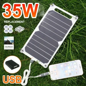 פאנל סולארי נייד Sunpower 35W - מטען USB לטלפון