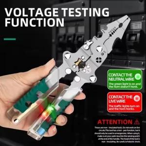 פלייר חשמל רב שימושי - קילוף, חיתוך ובדיקת מתח