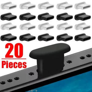 פקקי אבק סיליקון Type-C להגנה על טלפון - iPhone 15
