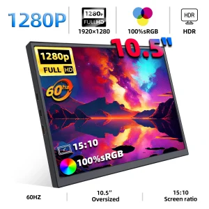 צג נייד 10.5 אינץ' ZSUS - 1280P, 100%sRGB - תוספת ניידת