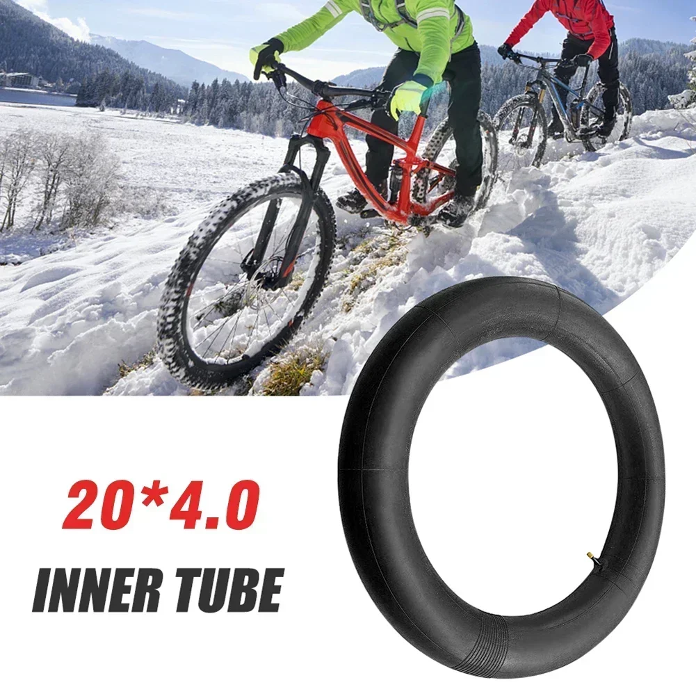 צינור פנימי לאופני שטח 20x4.0 - שחור לאופני שלג