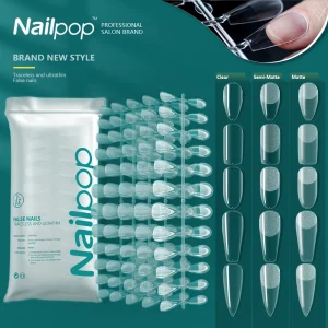 ציפורניים מלאכותיות NAILPOP - 120 יח' קופסא קובץ