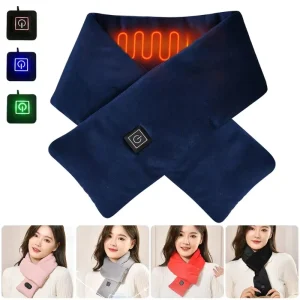 צעיף חימום חשמלי USB - צעיף צוואר מחמם לנשים וגברים
