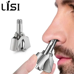 קוצץ שיער אף אוזן נייד - נירוסטה עמיד למים