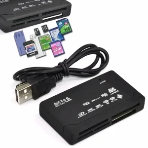 קורא כרטיסי זיכרון USB 2.0 מיני- הכל באחד