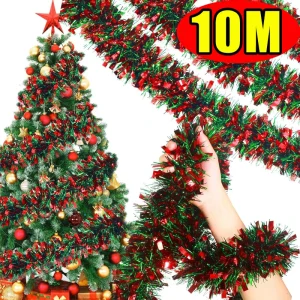 קישוטי חג המולד - טנסל לעיצוב הבית 2,10 מטר