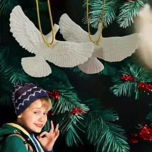 קישוטי יוני שלום לחג המולד- מתנה מיוחדת