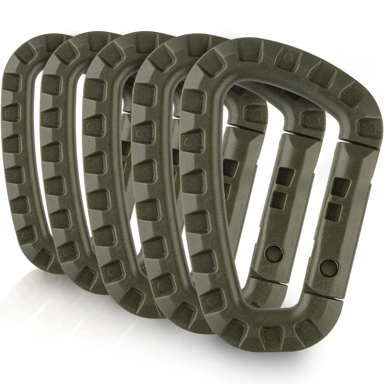 קליפס קרבינר טקטי 3.5 אינץ' - 5 יח' , Molle קומפקטי