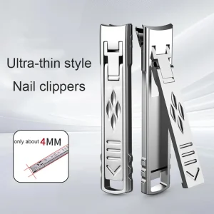 קליפר ציפורניים מתקפל נירוסטה- דגם דק במיוחד