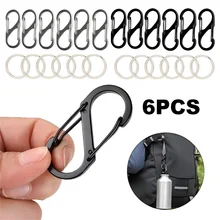 קרבינר טקטי 6 יח'- נעילה כפולה- טיולים ובטחון