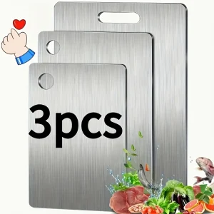 קרשי חיתוך נירוסטה 3 חלקים- עמידים ולא מחלידים