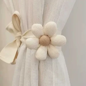 קשירת וילון פרח תלת מימדי- קישוט לחדרי ילדים