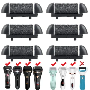 ראשי פדיקור 6 יח'- מסיר עור קשה ומקצועי לכף הרגל