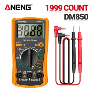 רב מודד דיגיטלי ANENG DM850- בודק מתח מקצועי