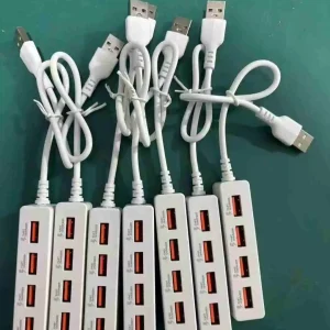 רכזת USB 4 פורטים עם כבל מאריך 30,120 ס,מ