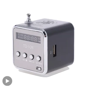 רמקול נייד בלוטוס - רדיו FM ו-MP3 - מיני סאונד בוקס