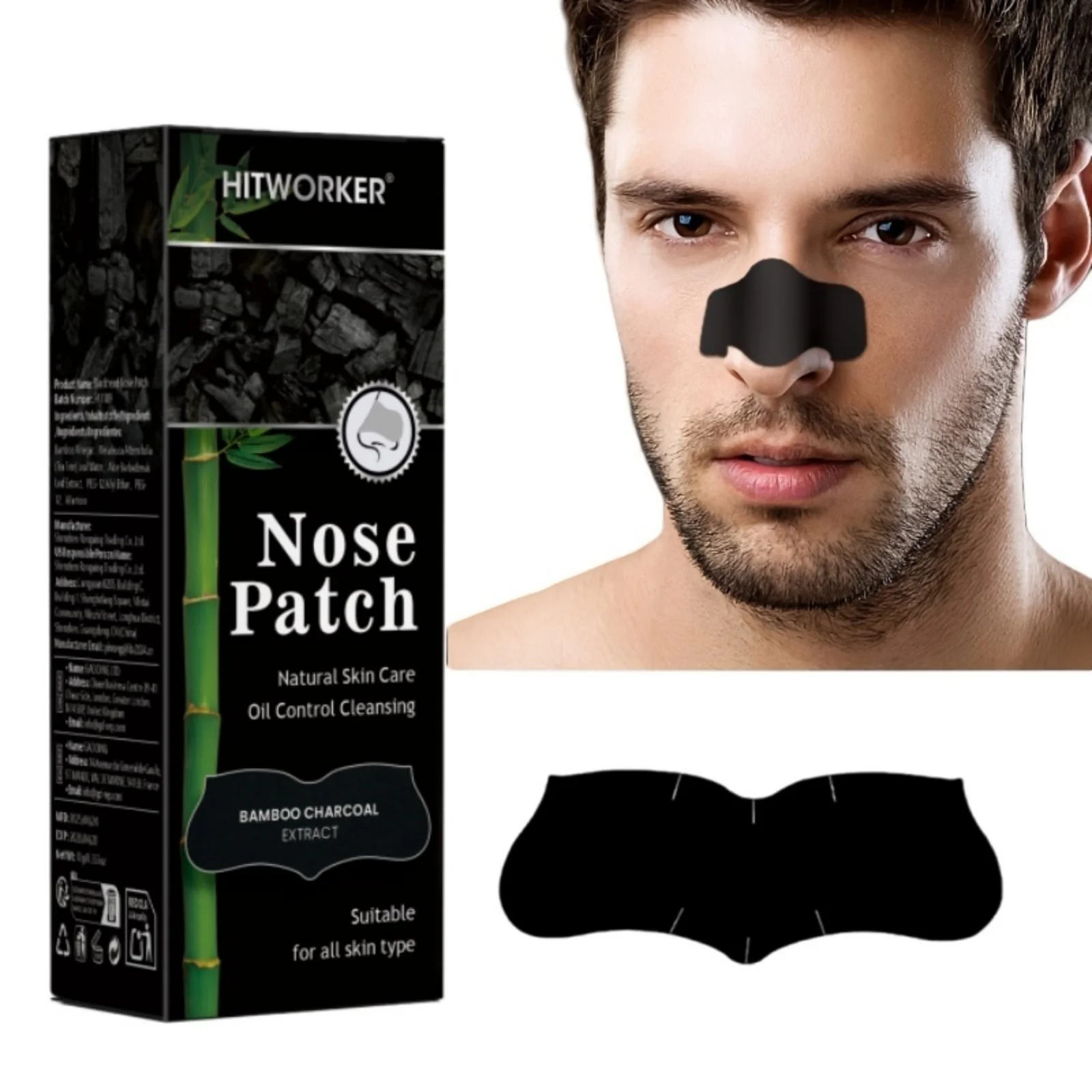 רצועות אף עדינות לניקוי נקבוביות ללא אלכוהול