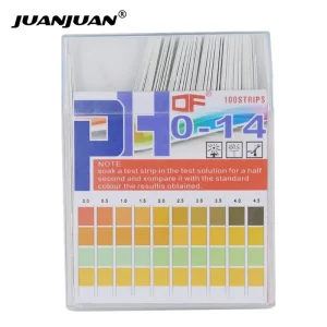 רצועות בדיקת pH 0-14 - 100 יח׳ - בודק נייר ליטמוס
