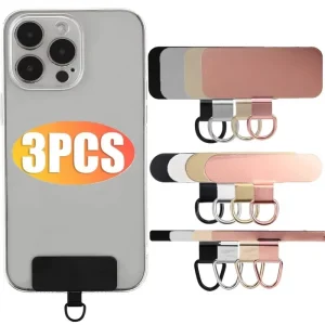 רצועת טלפון נירוסטה 3 יח׳ - לחיבור מאובטח