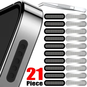 רשת הגנה לאייפון 17 - מדבקות נגד אבק + פינצטה