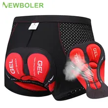 שורטס רכיבה NEWBOLER, נושמים עם ריפוד ג'ל 5D