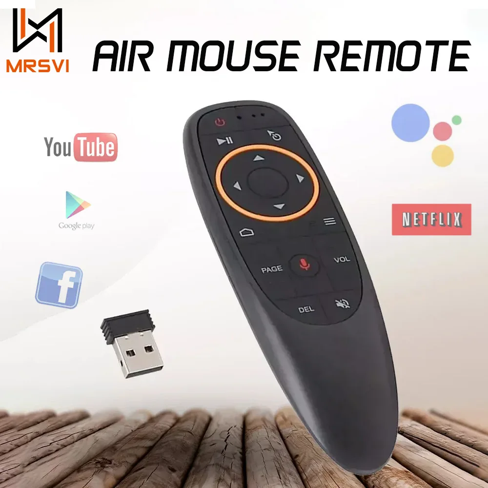 שלט חכם G10S - Air Mouse אלחוטי לאנדרואיד TV