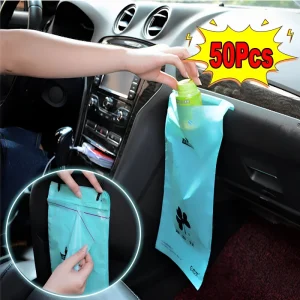 שקיות אשפה לרכב חד פעמיות נדבקות- 50 יחידות