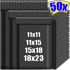 שקיות מעטפה בועות שחור לבן - אריזה ומשלוח