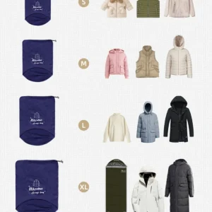 תיק דחיסה לאחסון בגדי קמפינג - נייד ושימושי