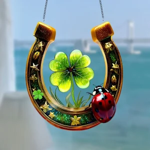 תליון קישוט לחלון - קולב פרסת סוס לשמש - 1 יח'