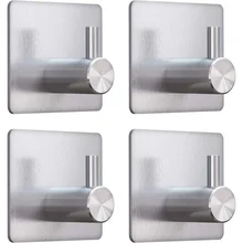 4 ווים לתלייה נירוסטה 304 - ווים דביקים לקיר