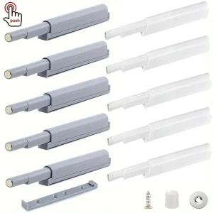 5,10 יח׳ תפסני מגע מגנטיים לארונות - נגיעה לפתיחה