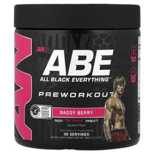 ABE Ultimate Pre-Workout Baddy Berry - 390 גרם - לאימון עוצמתי