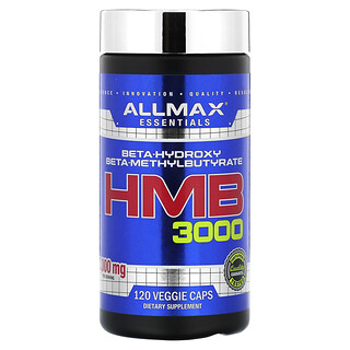 ALLMAX HMB 3000 - תוסף HMB לתמיכה בשרירים - 120 כמוסות