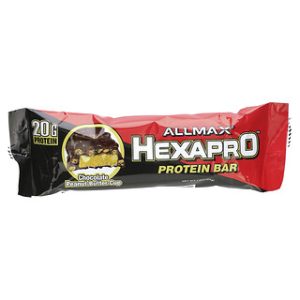 ALLMAX Hexapro בר חלבון - טעם חמאת בוטנים שוקולד