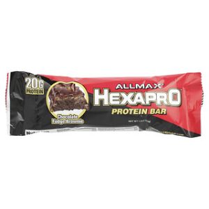 ALLMAX Hexapro™ בר חלבון - טעם שוקולד פאדג' בראוני