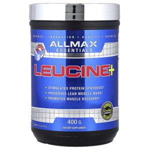 ALLMAX Leucine+ 400 גרם - חומצת אמינו חיונית לגדילת שריר