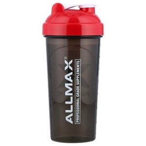 ALLMAX - שייקר Leak-Proof שחור-אדום 700 מ"ל - נוח ואיכותי