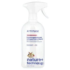 ATTITUDE- תרסיס ניקוי פירות וירקות טבעי - 800 מ"ל