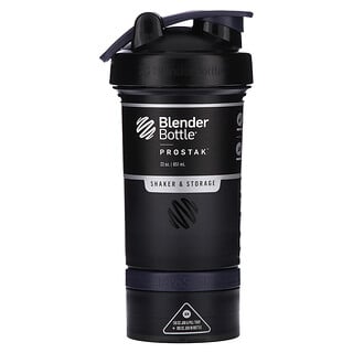 Blender Bottle ProStak FC Black - שייקר עם אחסון 651 מ"ל