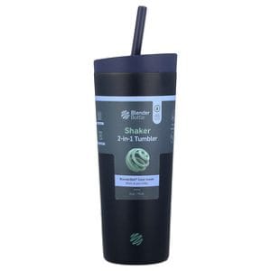 Blender Bottle Shaker Midnight 24oz - מיכל ערבוב חלבון