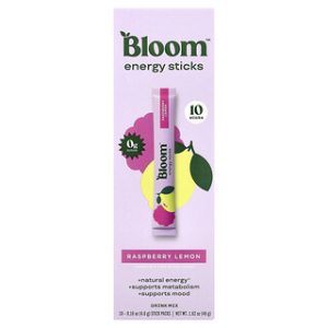 Bloom Energy Sticks - לימונענע-פטל - 10 יחידות
